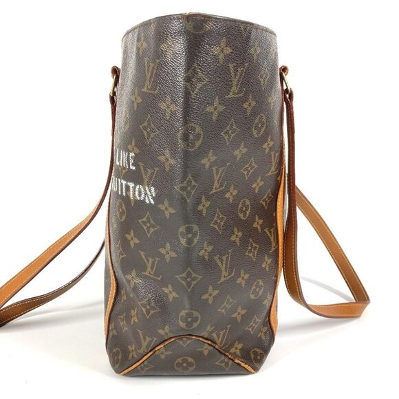 LOUIS VUITTON M51108 Monogram Sack Shopping Bag Shoulder Bag Tote Bag - Picture 8 of 16